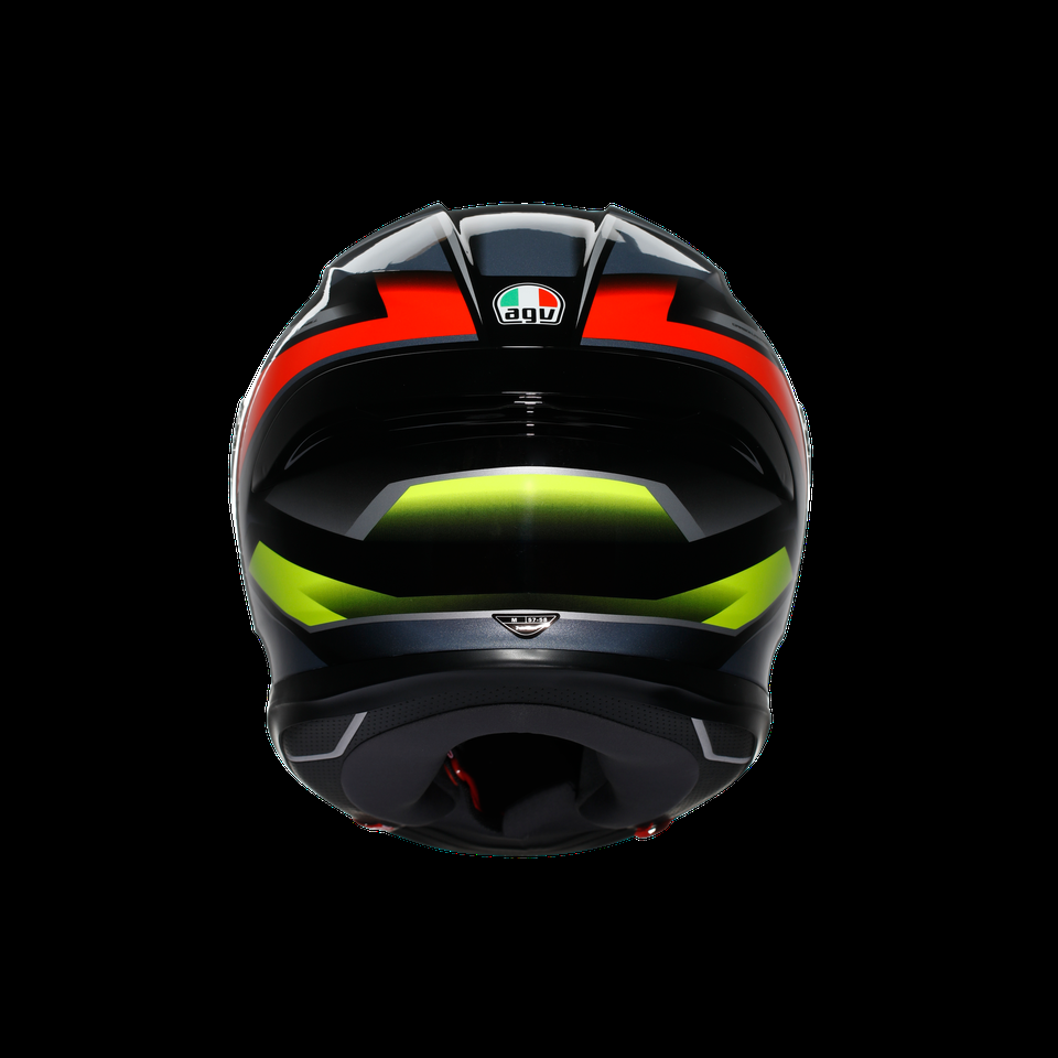 k6 s erazer blackredyellow fluo motorbike full face helmet dot e2206