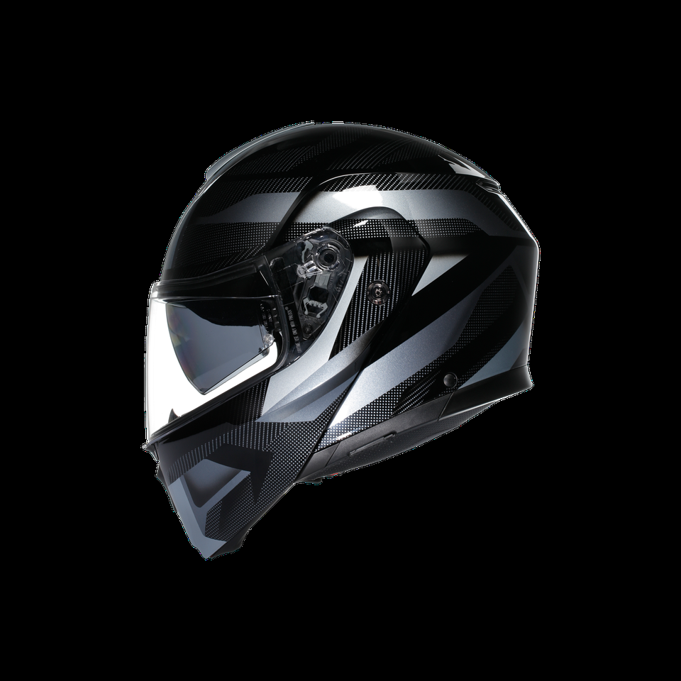 streetmodular ledro matt blackgrey motorbike flip up helmet dote2206