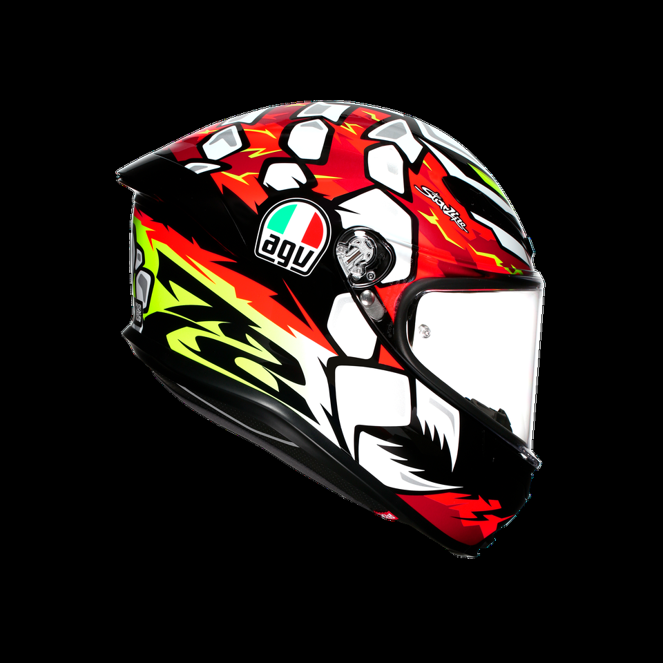 k6 s bezzecchi 2024 motorbike full face helmet dot e2206