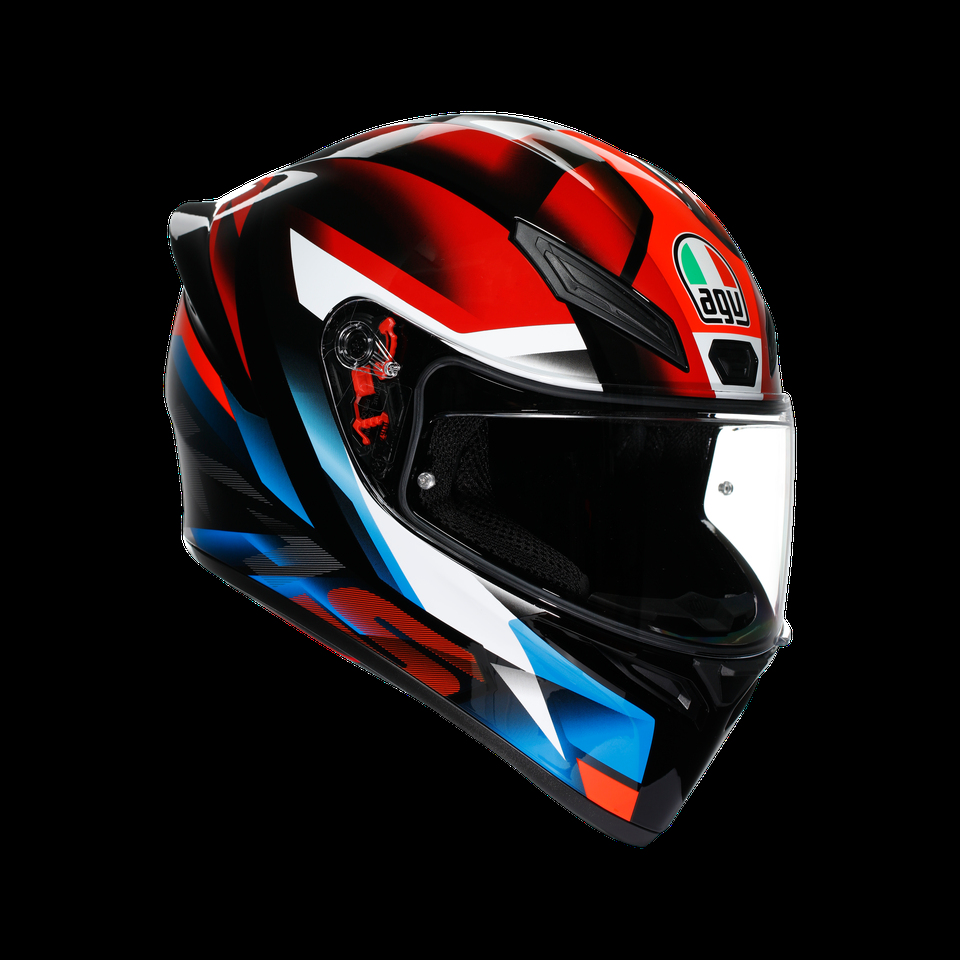 k1 s fastlap blackredblue motorbike full face helmet dot e2206