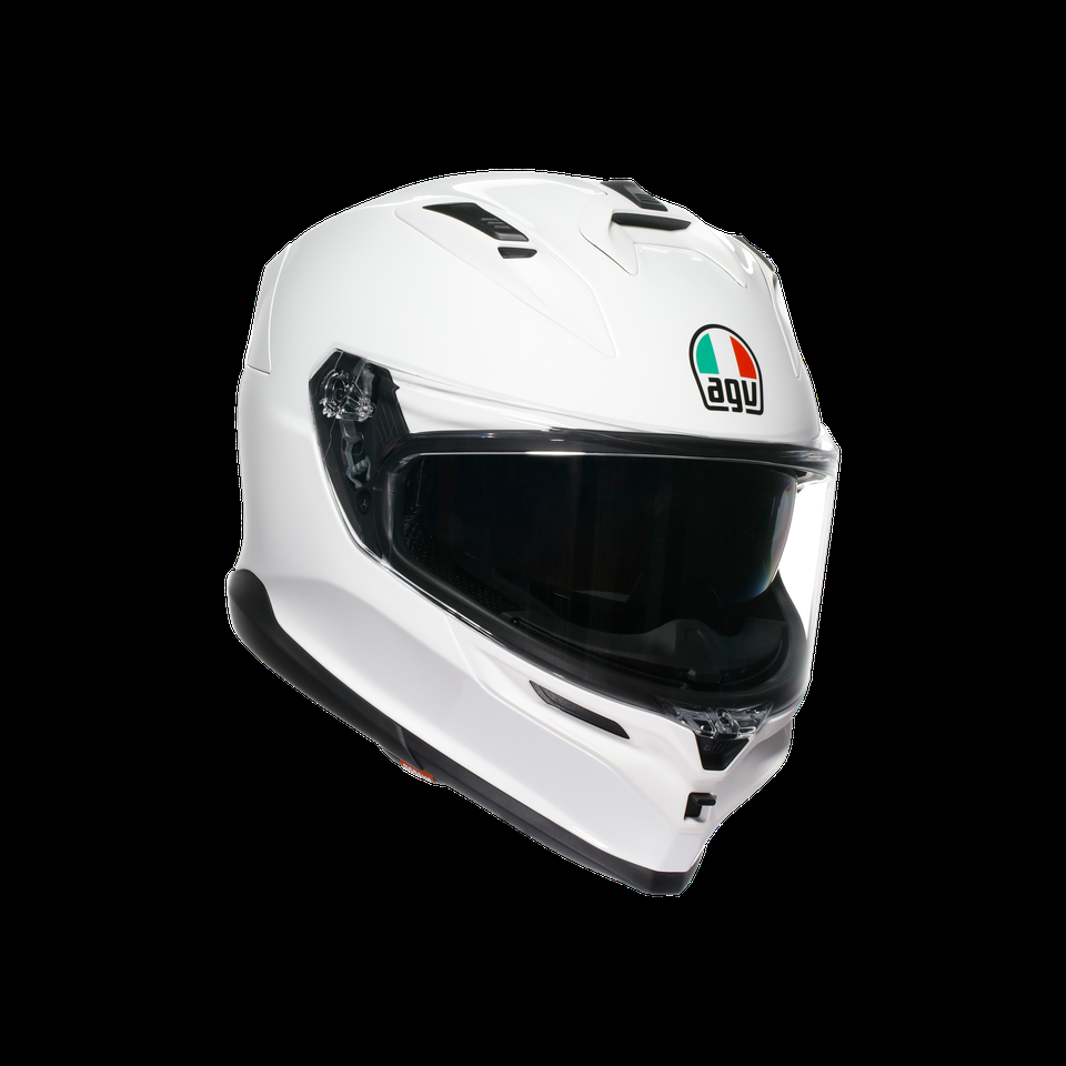 k7 mplk mono white motorbike full face helmet dot e2206