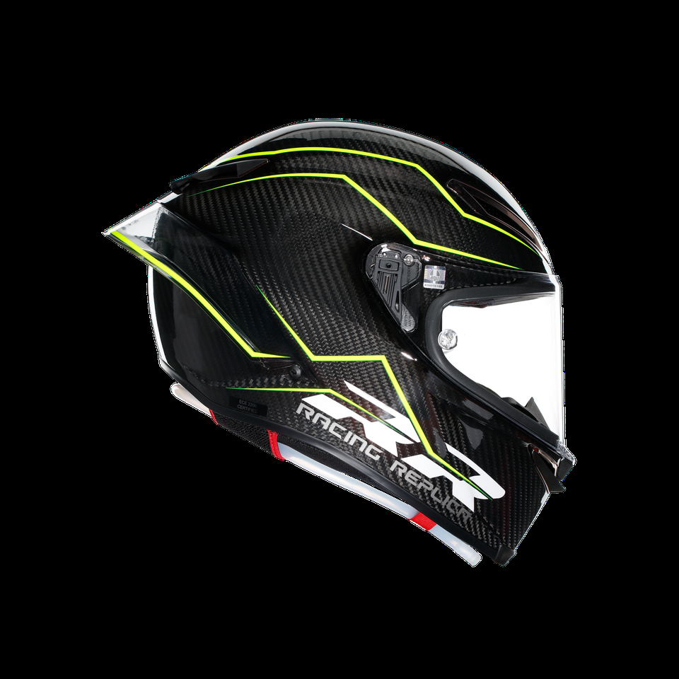 pista gp rr performante carbonlime motorbike full face helmet e2206 dot