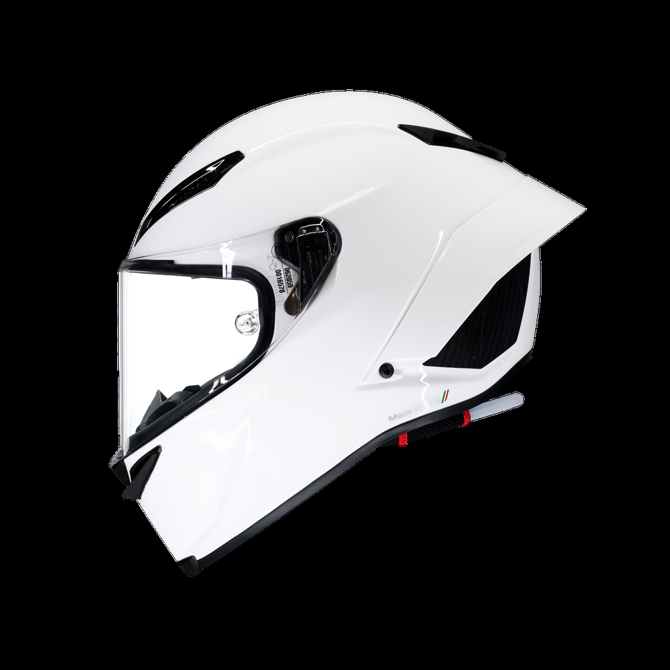 pista gp rr mono white fullface motorcycle helmet e2206 dot