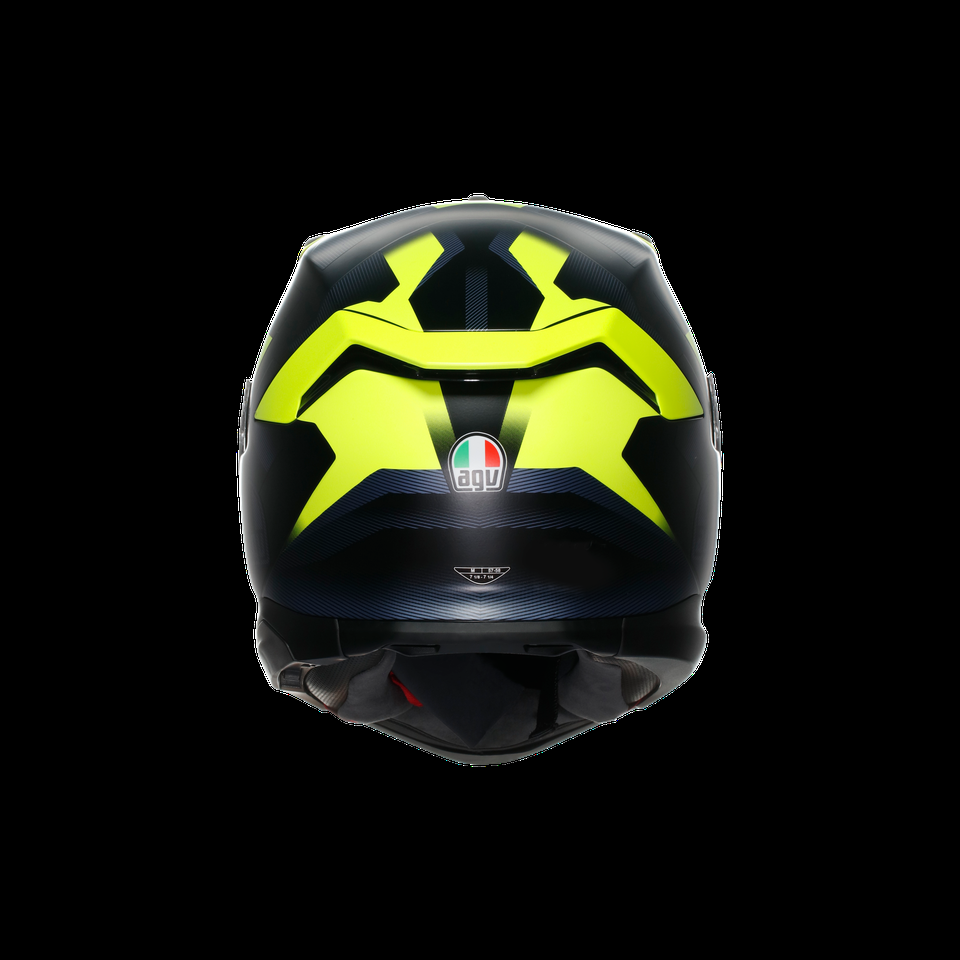 k7 mplk glimpse matt blackyellow fluo motorbike full face helmet dot e2206